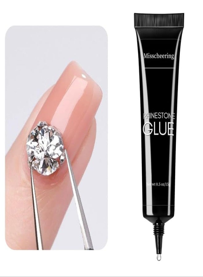 MAJOR DIJIT 24 Color Flatback Nail Gems Rhinestones for Nail Art and Crafts with Glue Tweezers and Picking Pen for Nail Art Design DIY Crafts Accessories (24 Color Set 02) - Image 5