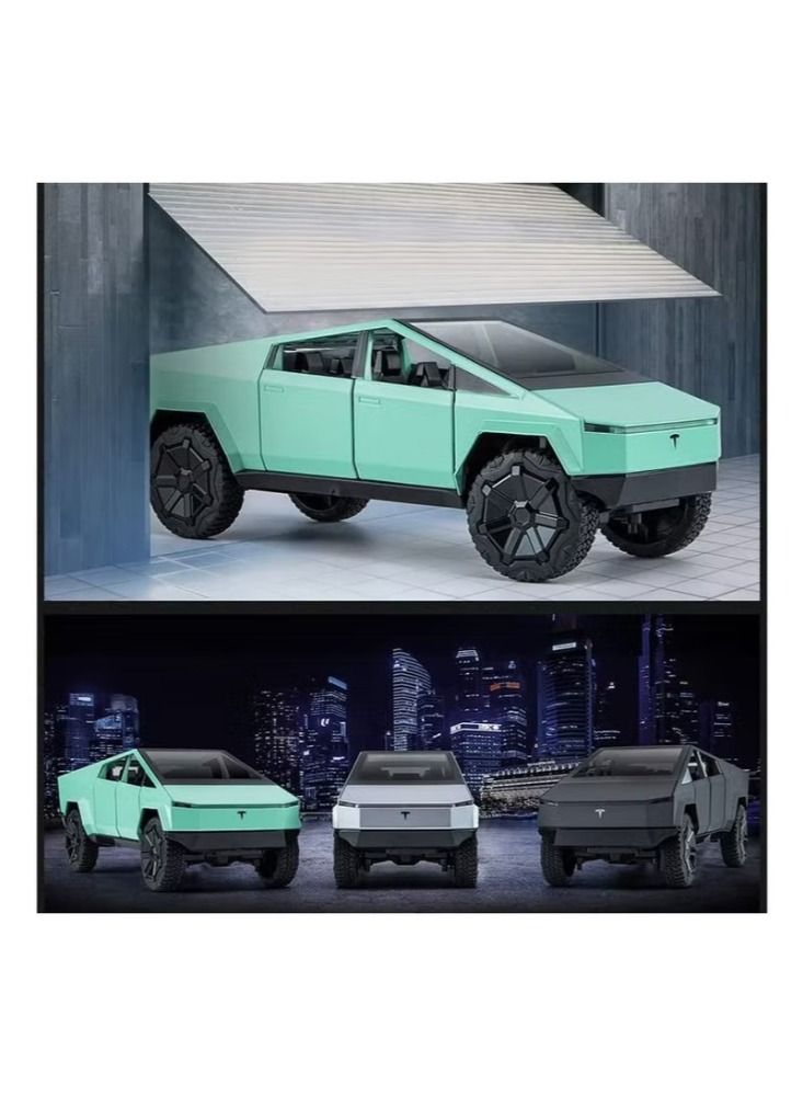 Dream Zone 1:24 Scale Alloy Die cast Model Car Tesla Cyber truck Pickup - Image 3