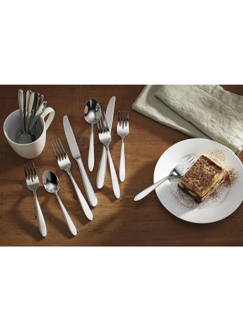Oneida B336045A Mooncrest 45-Piece Flatware Set, Service for 8,Silver,45 Piece - Image 4