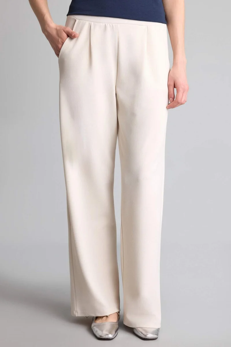ديفاكتو Straight Wide Leg Trousers