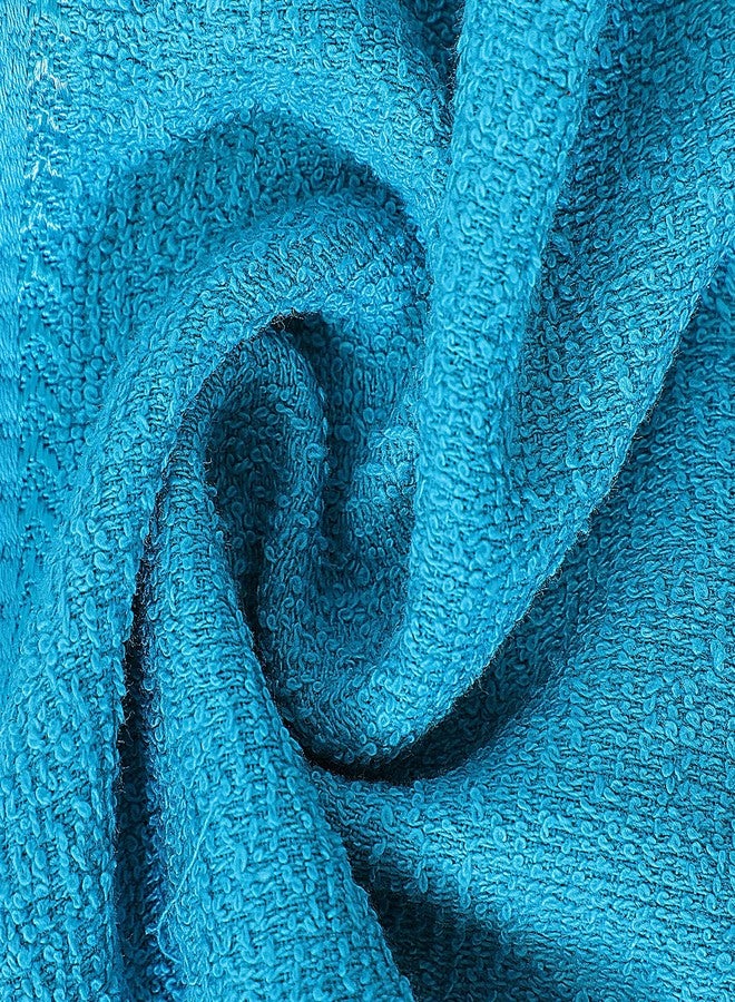 Layers مناشف وجه قطنية 100% من لايرز، عبوة من 12 منشفة | مجموعة إيفر فريش | 380 غرام/متر مربع، فائقة النعومة وعالية الامتصاص | لطيفة على البشرة | مقاومة للبهتان | منشفة وجه للرجال والنساء | 30 × 30 سم - أزرق ملكي - Image 4