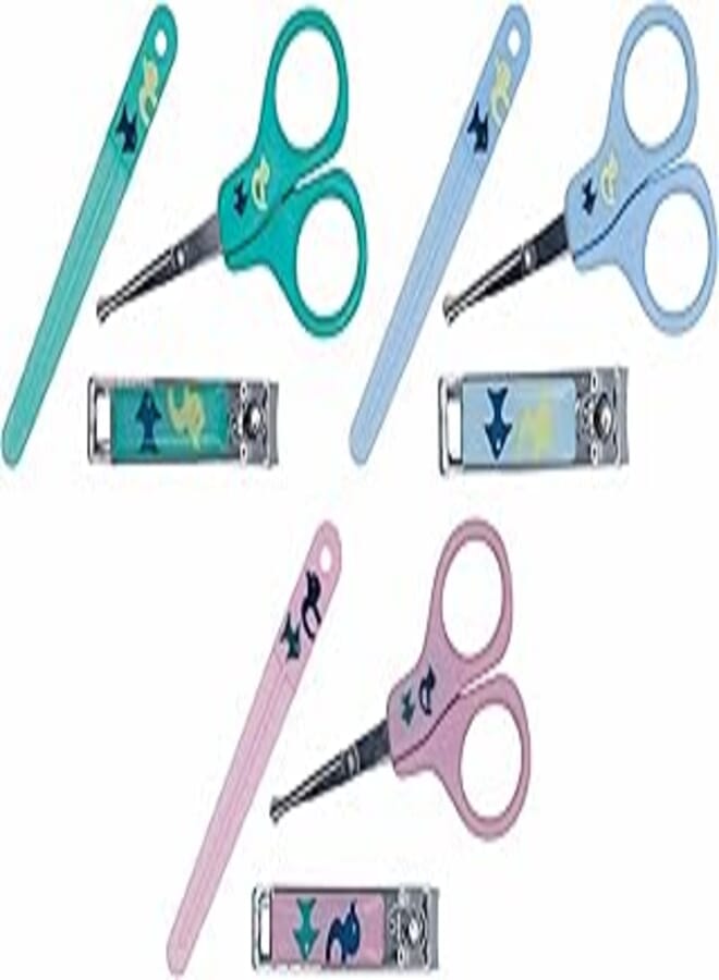 Nuby ID4774 Nail Care Set Blue