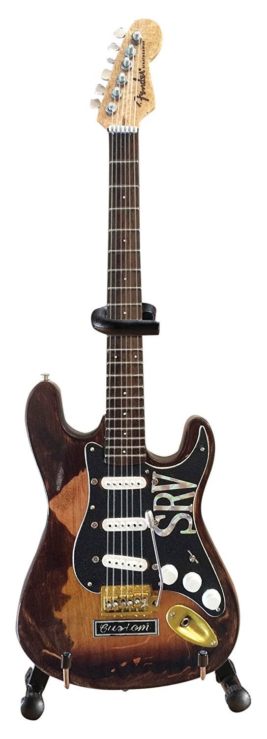 Axe Heaven SRV Model Custom Mini Fender Strat Guitar Replica - Image 1