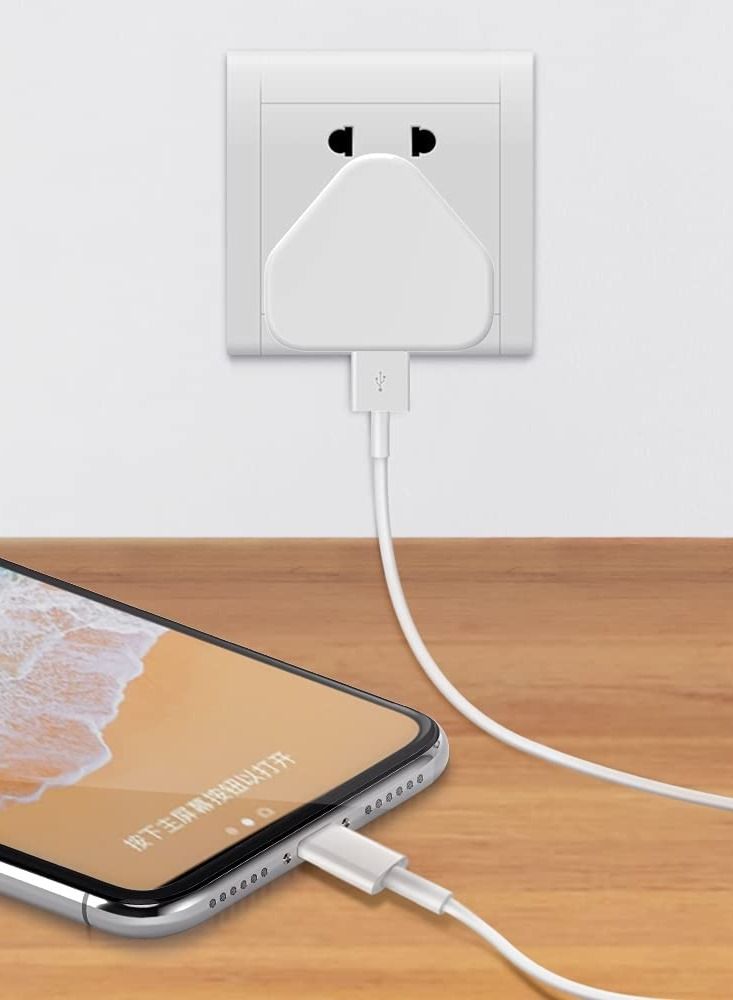 5V 1A Power Adapter Supply, USB Charger Cable and Plug Compatible for i Phone 5S, 6, 6S, 6 Plus, 6S Plus, 7, 7 Plus, 8, 8 Plus, XS, X, XS Max, 11, XR,  - Image 5