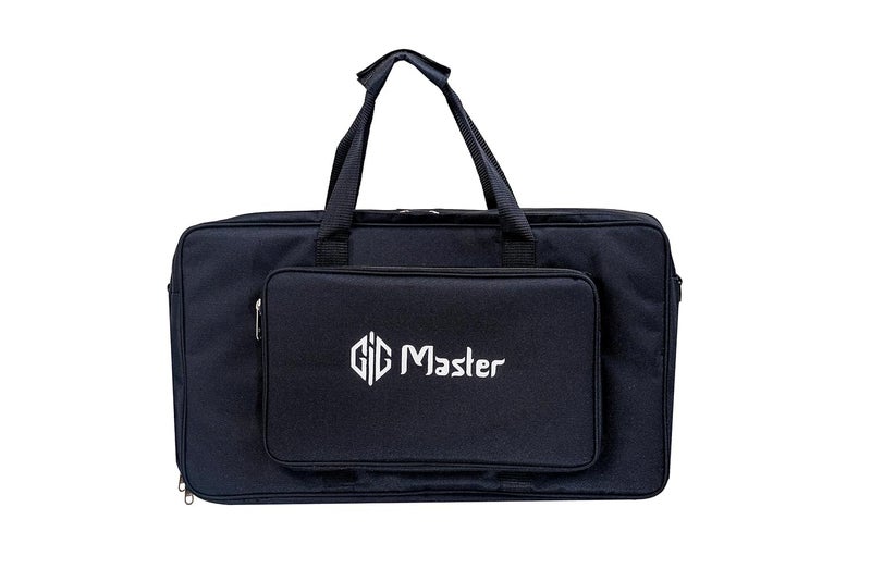 GIG Master غطاء وحدة التحكم DJ وحقيبة أمان وظهر لحقيبة DJ Pioneer XDJ-R1، حقيبة خفيفة الوزن مبطنة بسماكة 12 مم مع جيب أمامي (أسود) - Image 2