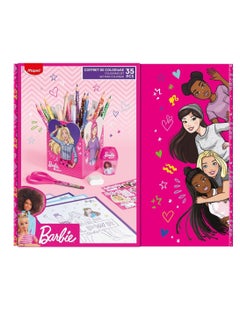 Maped 35-Piece Barbie School Stationery Gift Set Multicolour  - Image 2
