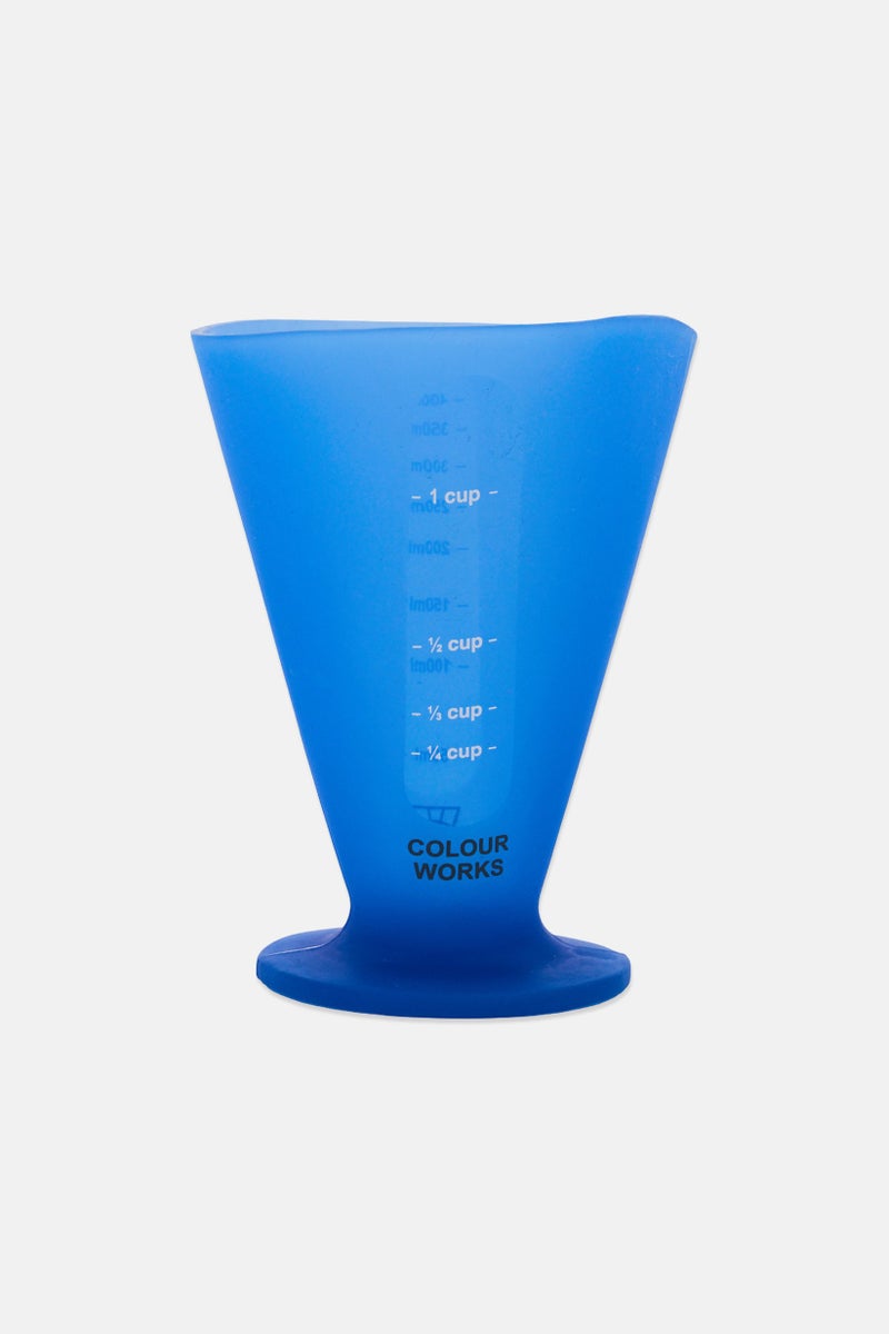 Colour Works Silicone Conical Measure 400 ml, Blue - Image 2