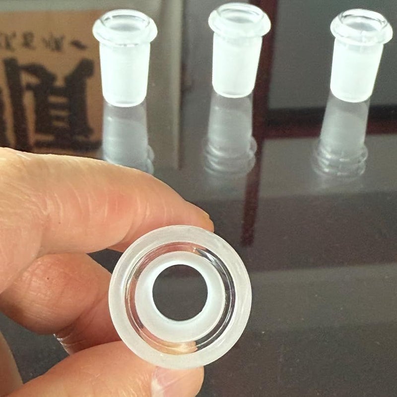 6Pcs Glass Adapter Converting 10mm 14mm Female To 14mm 18mm Male For Water Pipe Quartz Banger Nail - Image 5