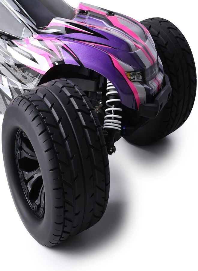 ZRRC Preglued 12mm Hex RC Wheels Tires 1/10 RC Truck Tires and Wheels 2.8" MT Tyres for Traxxas Rustler Stampede 2WD 4x4 VXL Hoss E-Revo Redcat Volcano EPX Riaario Amoril Kyosho 1-10 RC Monster Truck - Image 4