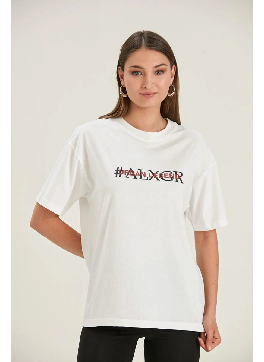 Alexandergardi Alexandergardı Boyfriend Printed T-Shirt (UN22-30200)