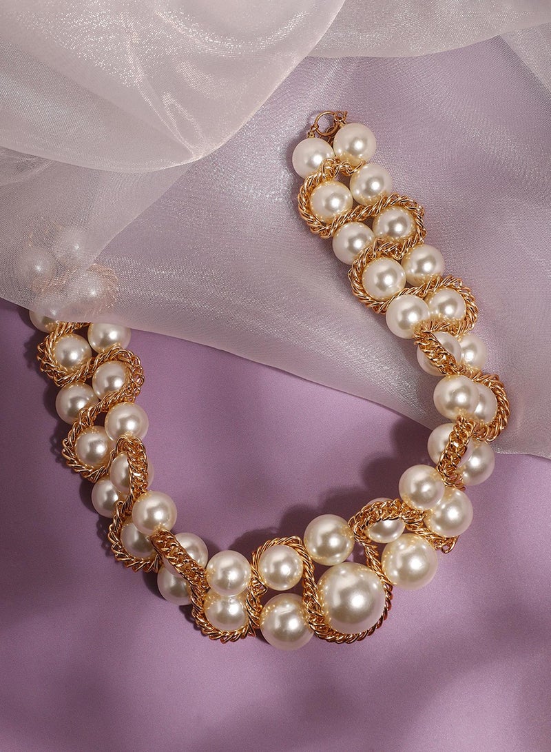 SOHI Party Artificial Necklace Jewellery  - Image 5