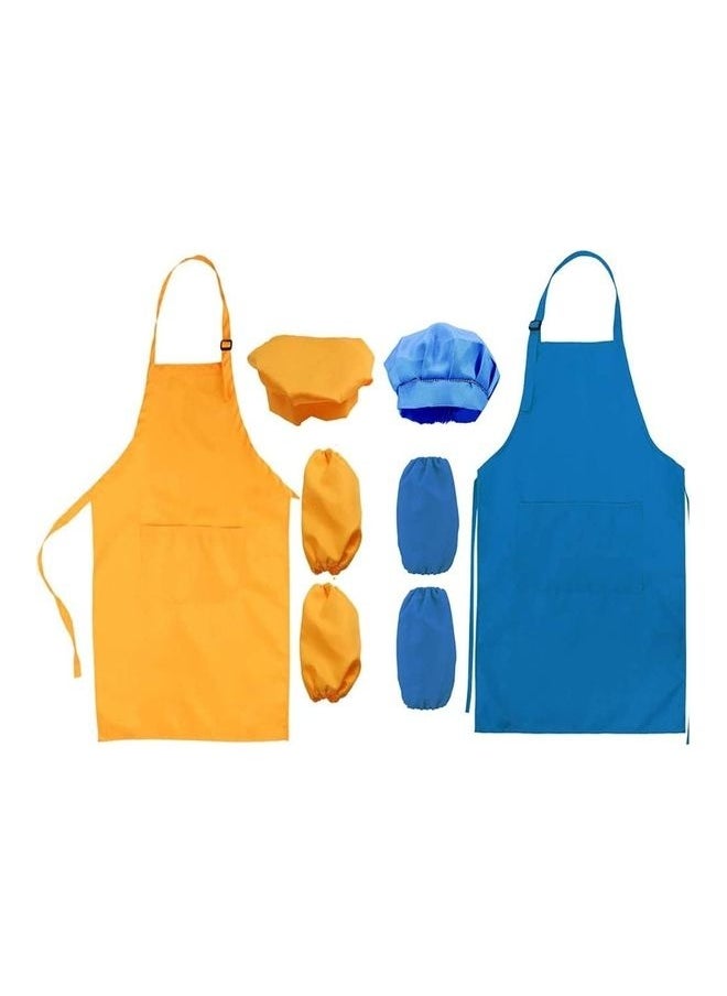 null - 2-Piece Aprons with Hats and Sleeves Sets - Image 1