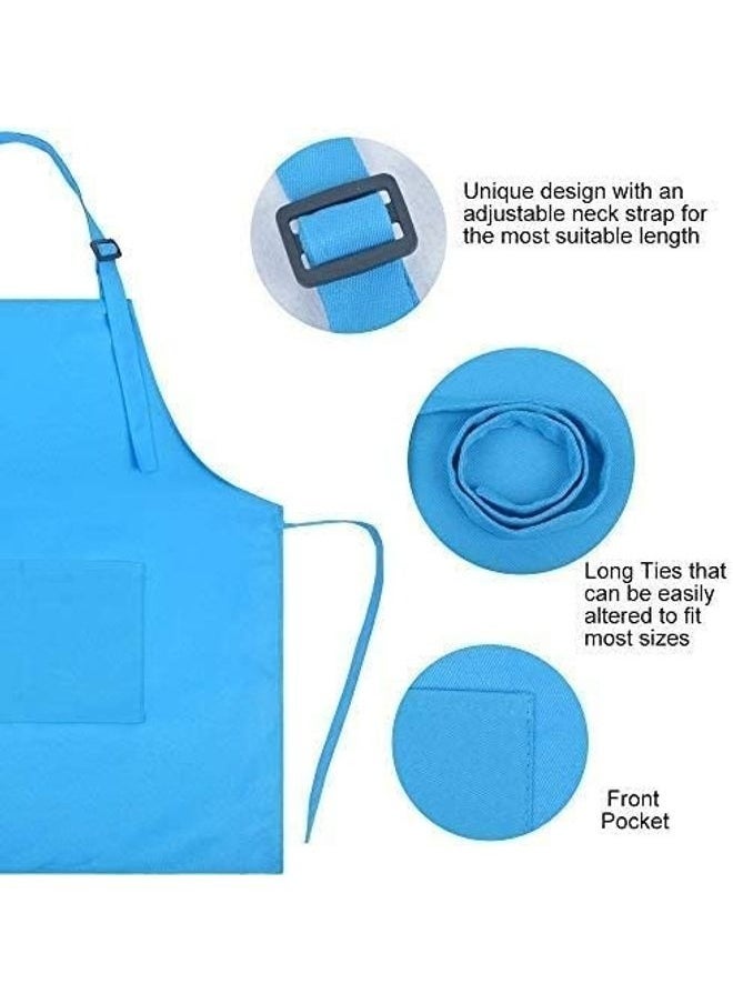 null - 2-Piece Aprons with Hats and Sleeves Sets - Image 1