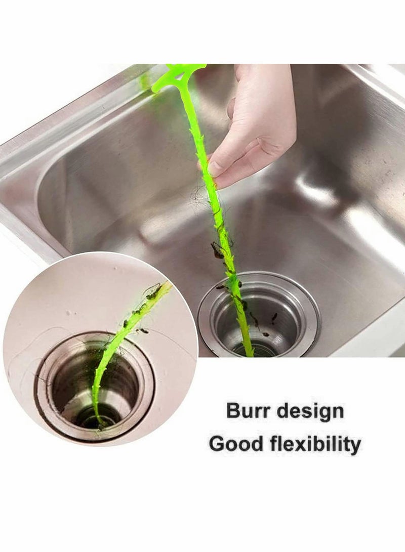 Excefore Sink Unblocker Tool, Sink Snake, Plastics Hair  - Image 2