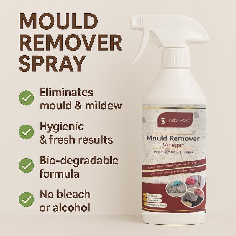 TIDY FOX Vinegar Based Mold Remover/Ecofriendly/With Spray / 1 Ltr - Image 2