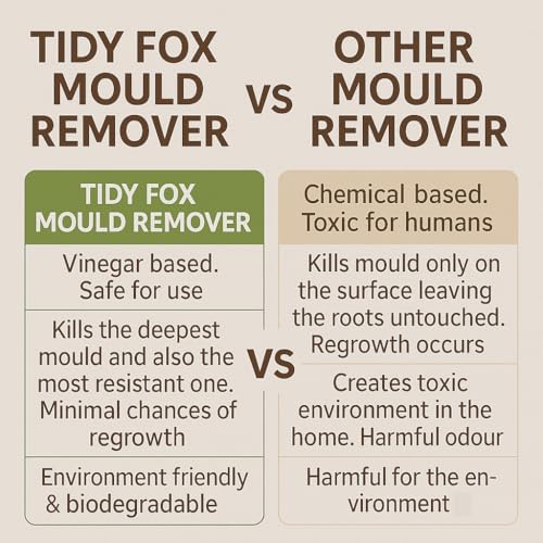 TIDY FOX Vinegar Based Mold Remover/Ecofriendly/With Spray / 1 Ltr - Image 5