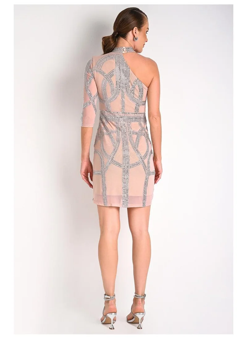 Carmen Steffens  Asymmetric Shine Dress for Women | Best Price UAE