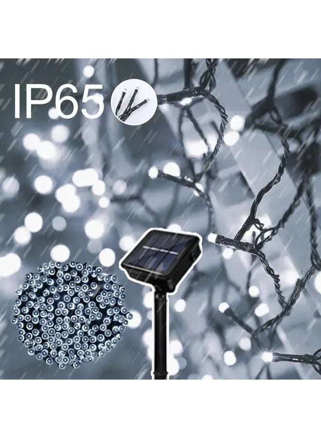 50LEDs White Solar String Lights 8 Modes For Indoor Outdoor Party Wedding Decor - Image 4
