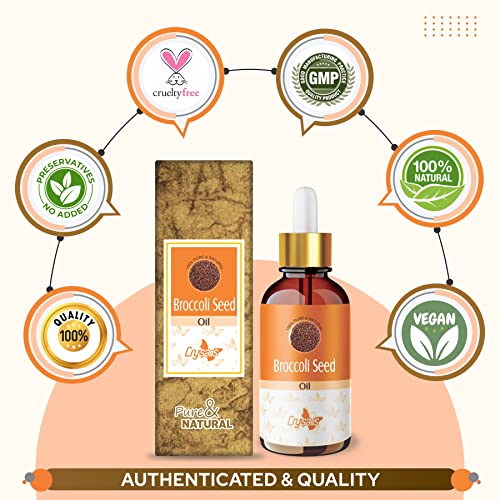 Crysalis Broccoli Seed Oil Cosmetic Grade - 30 ml - Lightweight Oil for Hair Care, Skin Formulations, Serums & DIY Blends - Image 4