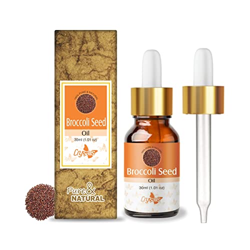 Crysalis Broccoli Seed Oil Cosmetic Grade - 30 ml - Lightweight Oil for Hair Care, Skin Formulations, Serums & DIY Blends - Image 1