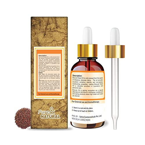 Crysalis Broccoli Seed Oil Cosmetic Grade - 30 ml - Lightweight Oil for Hair Care, Skin Formulations, Serums & DIY Blends - Image 2