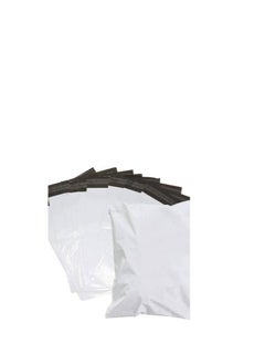 MARKQ White Poly Mailers Bag, 32 x 45 cm Adhesive Self-seal Shipping Bags, 100 Pack Envelopes for Packaging Delivery Posting Parcel Postals Clothes  - Image 1