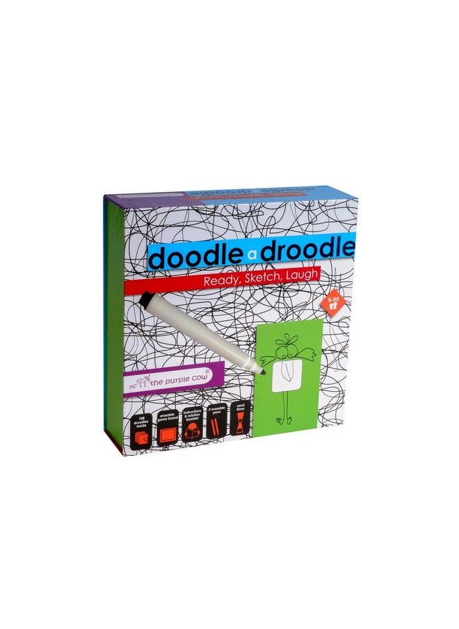 The Purple Cow Doodle Drawing Games With This Party Art Drawing Game You Can Draw Anything! Your Favorite Picture Or Something Exciting! Family Fun Epic For Kids & Adults  - Image 2