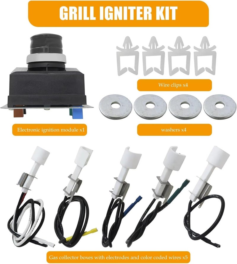 Post-order arranged dispatch Universal Grill Ignition Kit for Weber Grills - Compatible with Genesis 300 Series Cross product combo compatible Daily life matching design Cost effective fine quality Global standard processed material Regulated warehouse storage Easy lifting build Upgraded classic design Air & land transit compatible Extra part combo compatible Cross-material combo compatible Consistent steady quality Flexible anti-break Compact design Multi-price design picks On-demand local restock All governorates deliver Market diverse application fit All item simple matching build Gulf market trial optimized design Hanging space save Simple multi-feature practical build Various size alternatives Gulf popular simple design Daily wear upgraded resistant material - Image 5