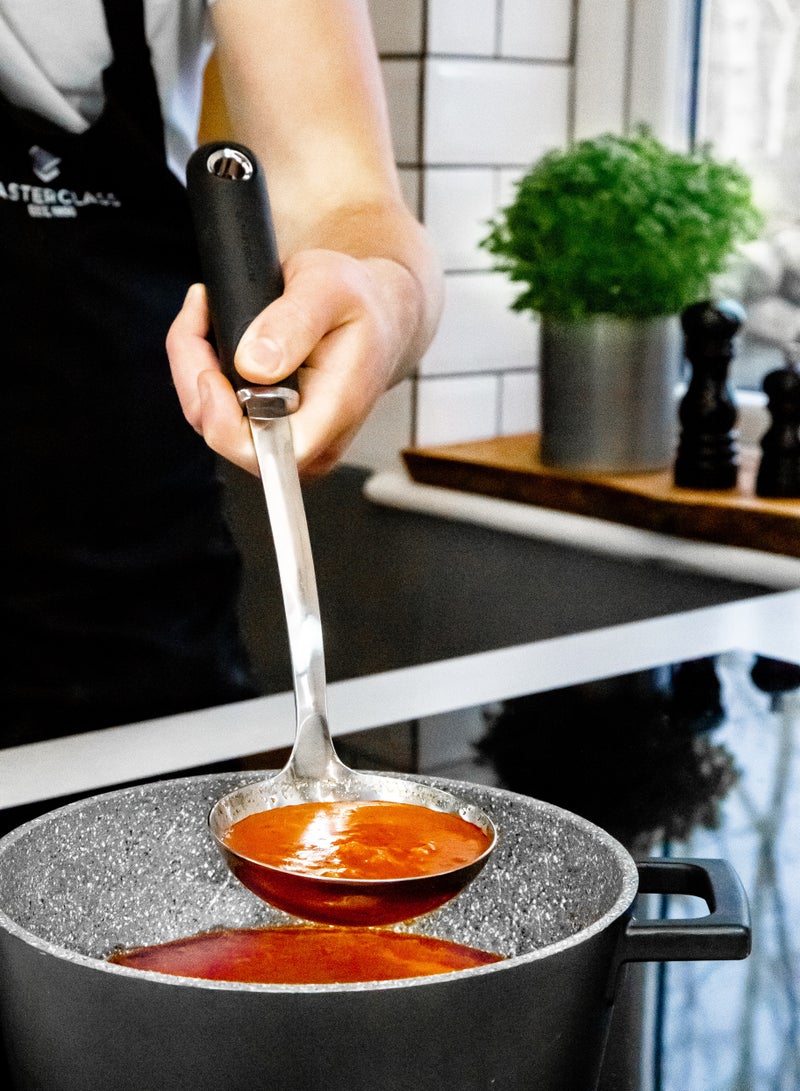 Mastercraft Masterclass Soft-Grip Stainless Steel Ladle, Carded  - Image 3