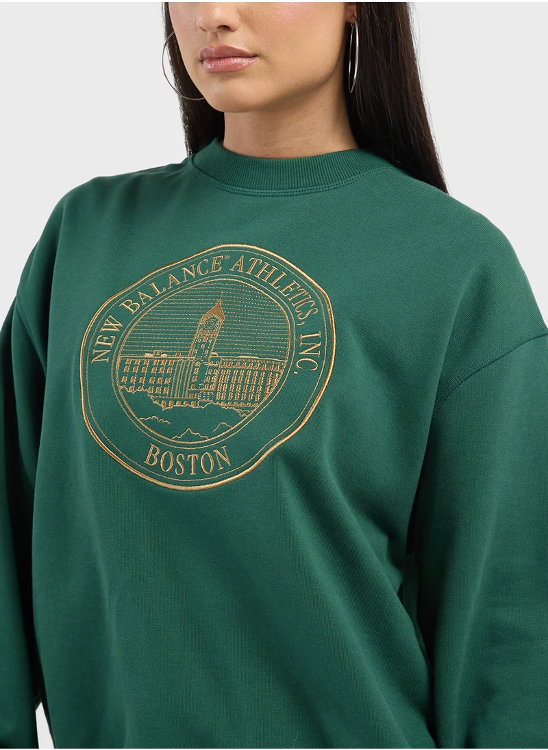 New Balance Athletic Boston Sweatshirt