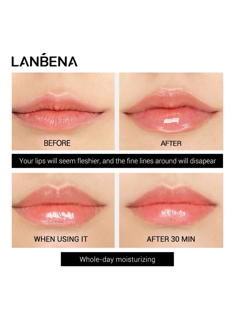 LANBENA Lips Care Serum Lip Essence Balm Lips Moisturizing Plumping Cream for Reduce Fine Lines Making Doodle Lips and Repair Necrotic Skin  - Image 4
