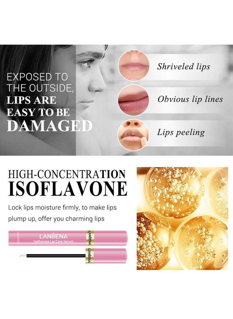 LANBENA Lips Care Serum Lip Essence Balm Lips Moisturizing Plumping Cream for Reduce Fine Lines Making Doodle Lips and Repair Necrotic Skin  - Image 2