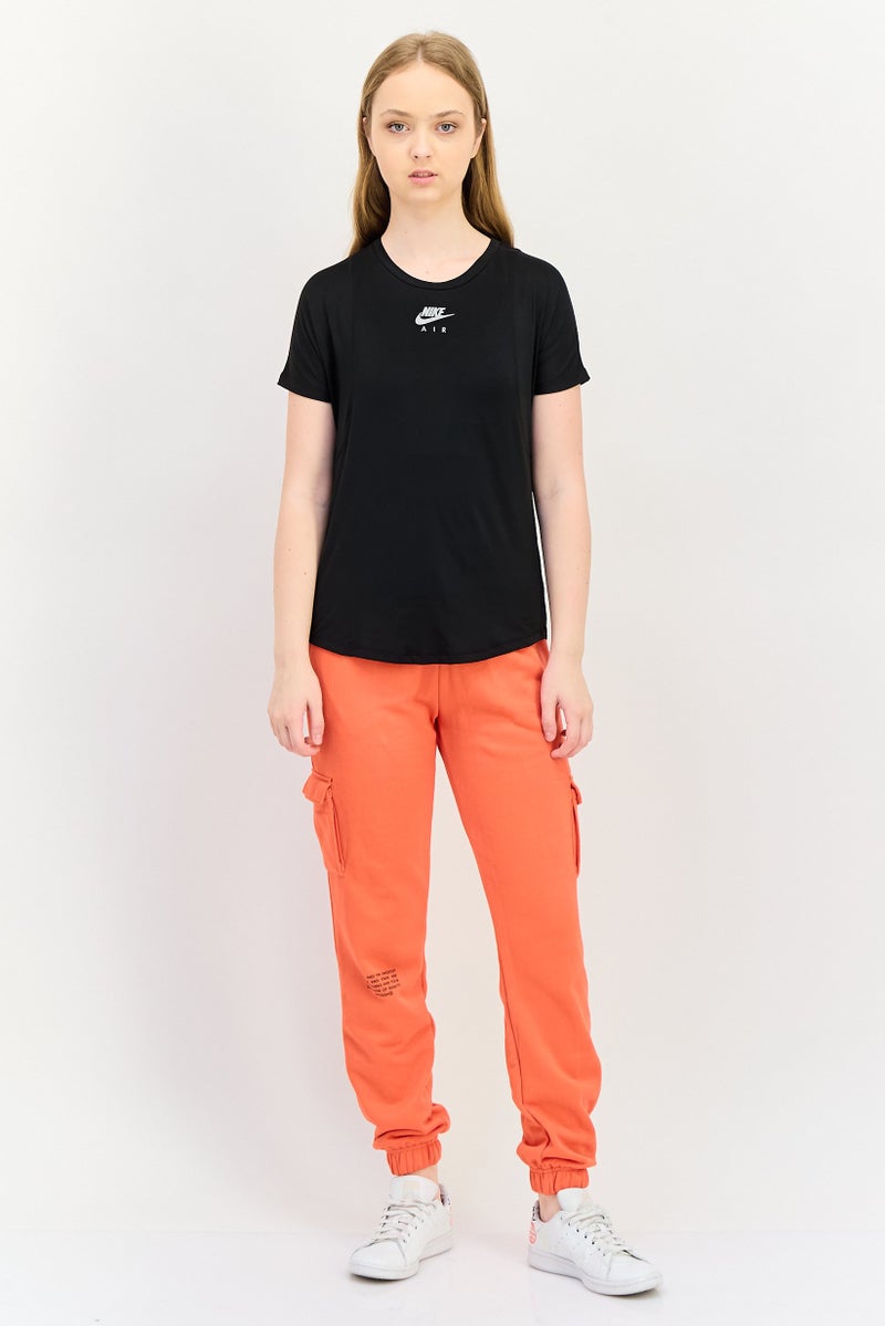 Nike Air x Nike Women Standard Fit Running T-Shirt, Black - Image 4