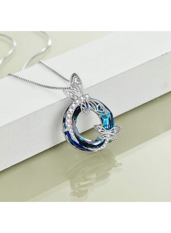 TOUPOP Dragonfly Gifts For Women Sterling Silver Dragonfly Pendant Necklace Birthday Christmas Gifts For Women - Image 3