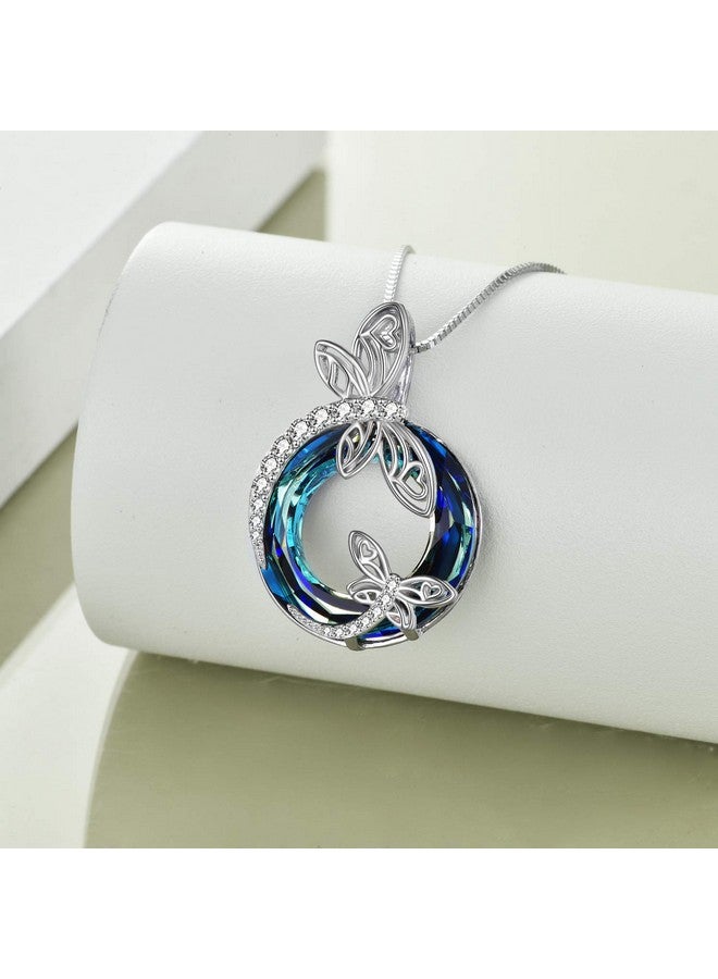 TOUPOP Dragonfly Gifts For Women Sterling Silver Dragonfly Pendant Necklace Birthday Christmas Gifts For Women - Image 2