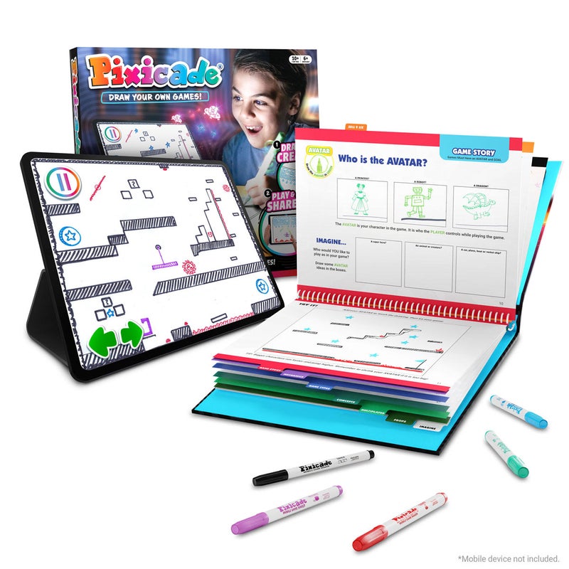 Pixicade Draw Your Own Games! Mobile Game Maker Kit - Image 1