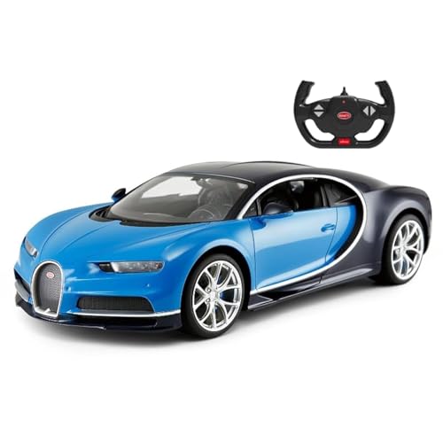PowerTRC Official Licensed Bugatti RC Bugatti Chiron 114 Scale Model Sports Car wHeadlights Gift Ideas Birthday for Adults  Boys Ages 6 Years Blue - Image 1