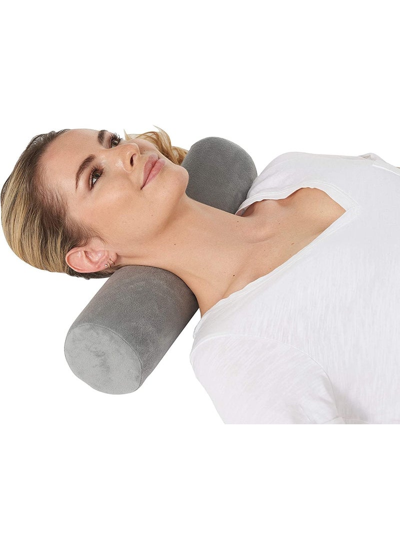 BHAGVAT BHAGVAT Twist Memory Foam Pillow Travel Neck Pillow Bendable Lumbar Support Pillow PainStress Relief Pillow for Adults On AirplanesTraveling Pack of 1Multicolor  - Image 3