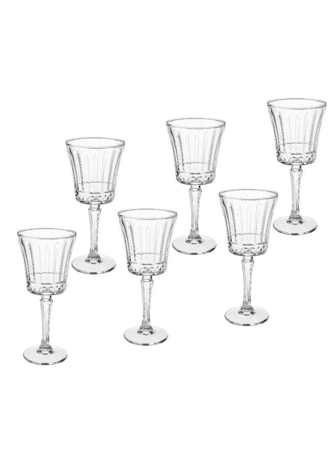 ديلي جلاس 🧃 طقم كاسات عصير زجاجية فاخرة – 6 قطع | سعة 300 مل | ارتفاع 20 سم ✨ - Image 3