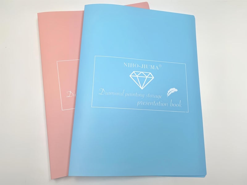 NIHOJIUMA NIHO-JIUMA A3 Diamond Art Storage Book - 40 Pages Portfolio Organizer for 12x16 Inch Paintings, Fits 30x40cm Canvases | Diamond Painting Accessories - Image 4