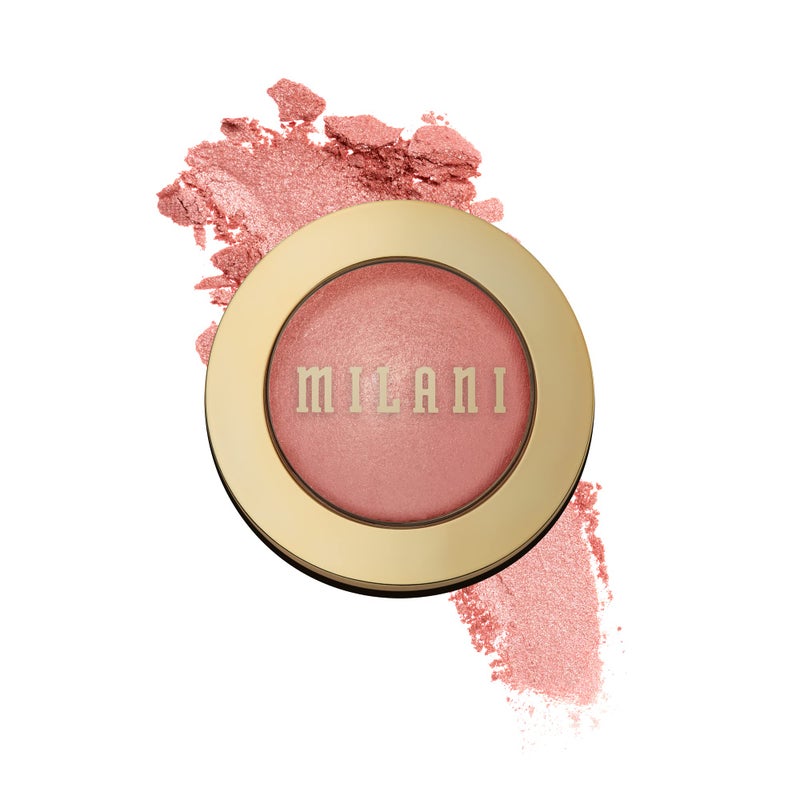 Milani Baked Blush, Powder Blush for Cheeks, Cruelty Free Makeup - Shape, Contour & Highlight Face for a Shimmery or Matte Finish -Petal Primavera - Image 1