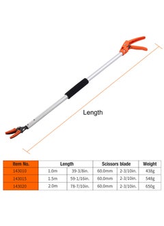 KSEIBI Long Reach Cut And Hold Bypass Pruner, 1.5m, SK5 Blade, Extendable Tree Pruner Cut and Hold Pruning Trimmer, Trimming Small Branches, Telescoping Fruit Picker Pole Tools for Harvesting Fruits and Vegetables.  - Image 5