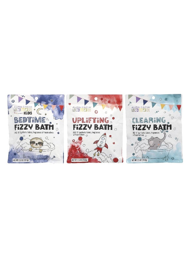 Aura Cacia, Kids, Fizzy Bath Kit, Variety , 3 Packets, 2.5 oz (70.9 g) Each - Image 3