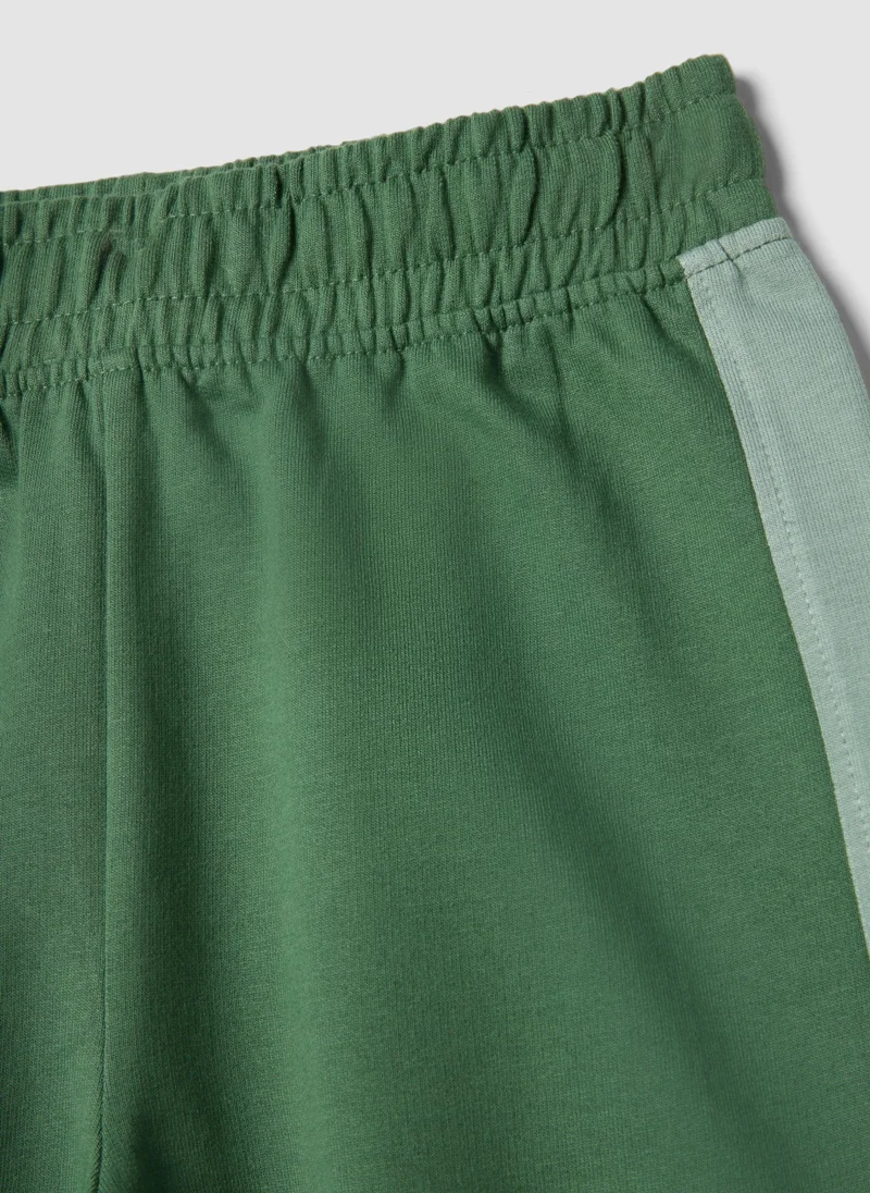 Ovs  OVS Children'S Green Cotton Shorts With Regular Fit for Men | Best Price UAE