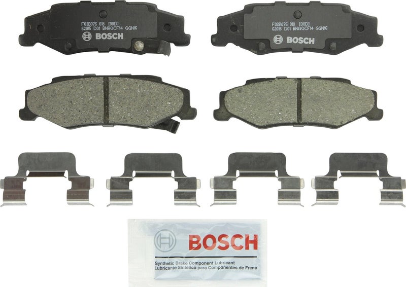 BOSCH BC732 QuietCast Premium Ceramic Disc Brake Pad Set - Compatible With Select Cadillac XLR; Chevrolet Corvette; REAR - Image 1