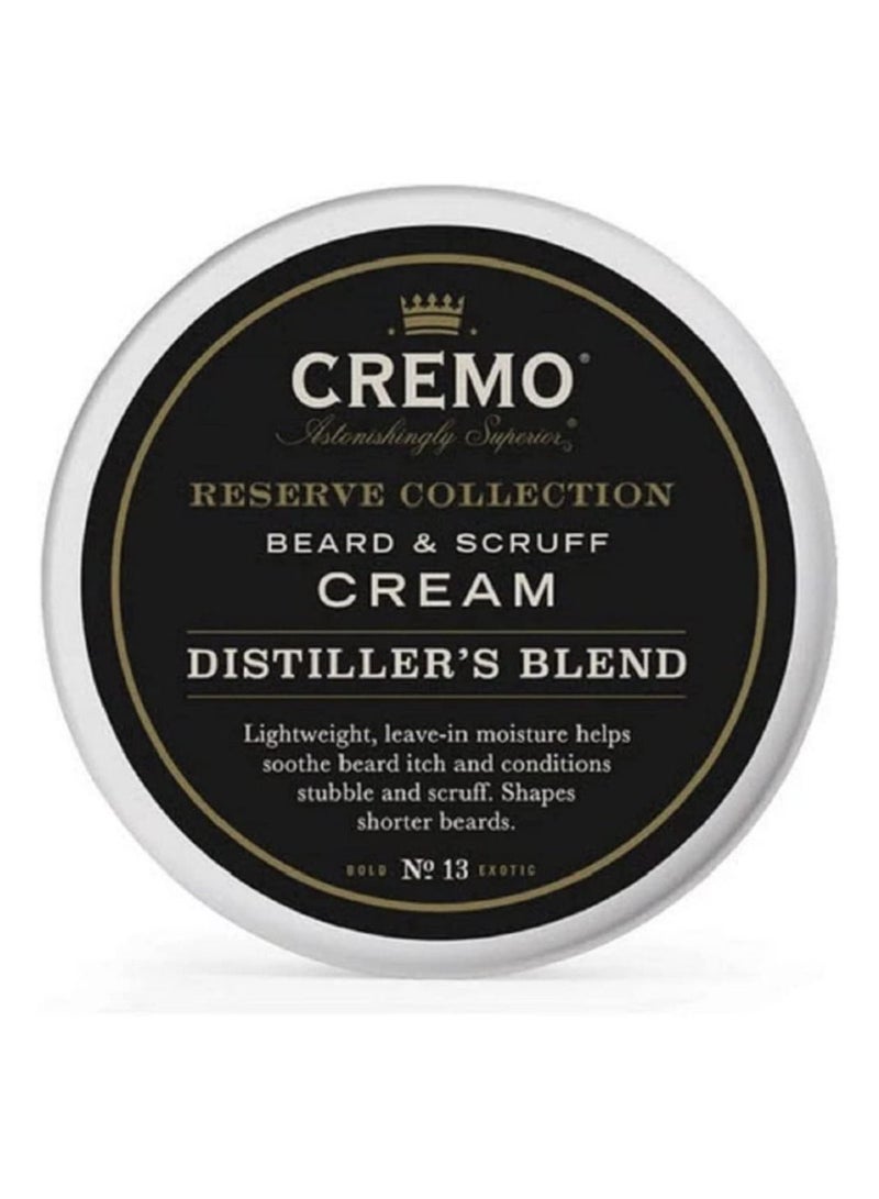 Cremo Beard And Scruff Cream, Distiller's Blend , 4 oz - Image 1
