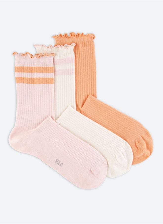 Solo - Solo Classic Long Pack Of 3 Socks For Women - Image 1