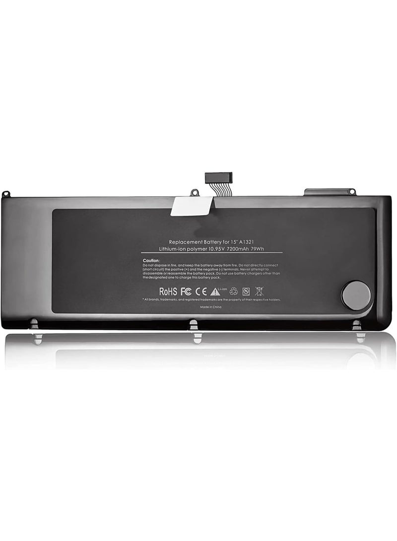 Terabyte REPLACEMENT Battery A1321, Made for Mid 2009 Early and Late 2010 15 inch Compatible for MacBook Pro A1286 7200mAh 79Wh - Image 3