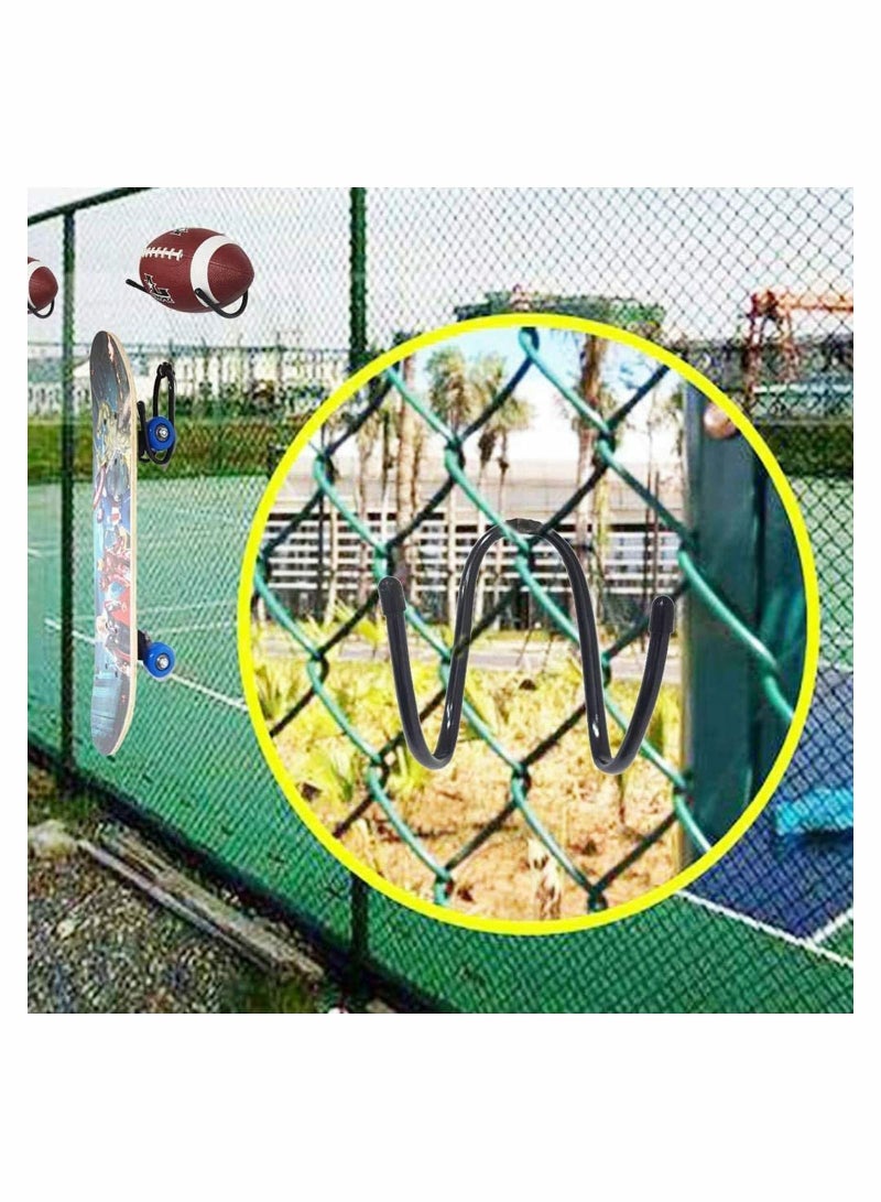 Y&D 2Pack Football Wall Mount Basketball Rack Universal Display Storage Holder - Image 4