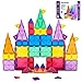 NEOROD Magnetic Tiles Travel Set 72 PCS Regular Mini Mixed Building Tiles STEM Educational Toys for Toddlers Kids Portable Storage Box for Outing Birthday Gift for Boys Girls - Image 2